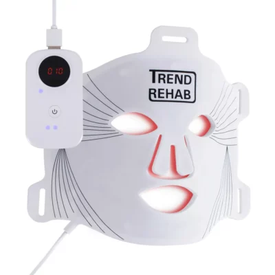 TrendRehab LED ansiktsmaske med rødt lys og NIR